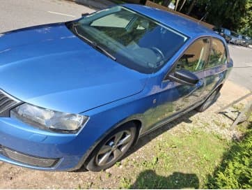 Sõiduk Skoda Rapid reg.märk 795TKY, eh aasta 2014