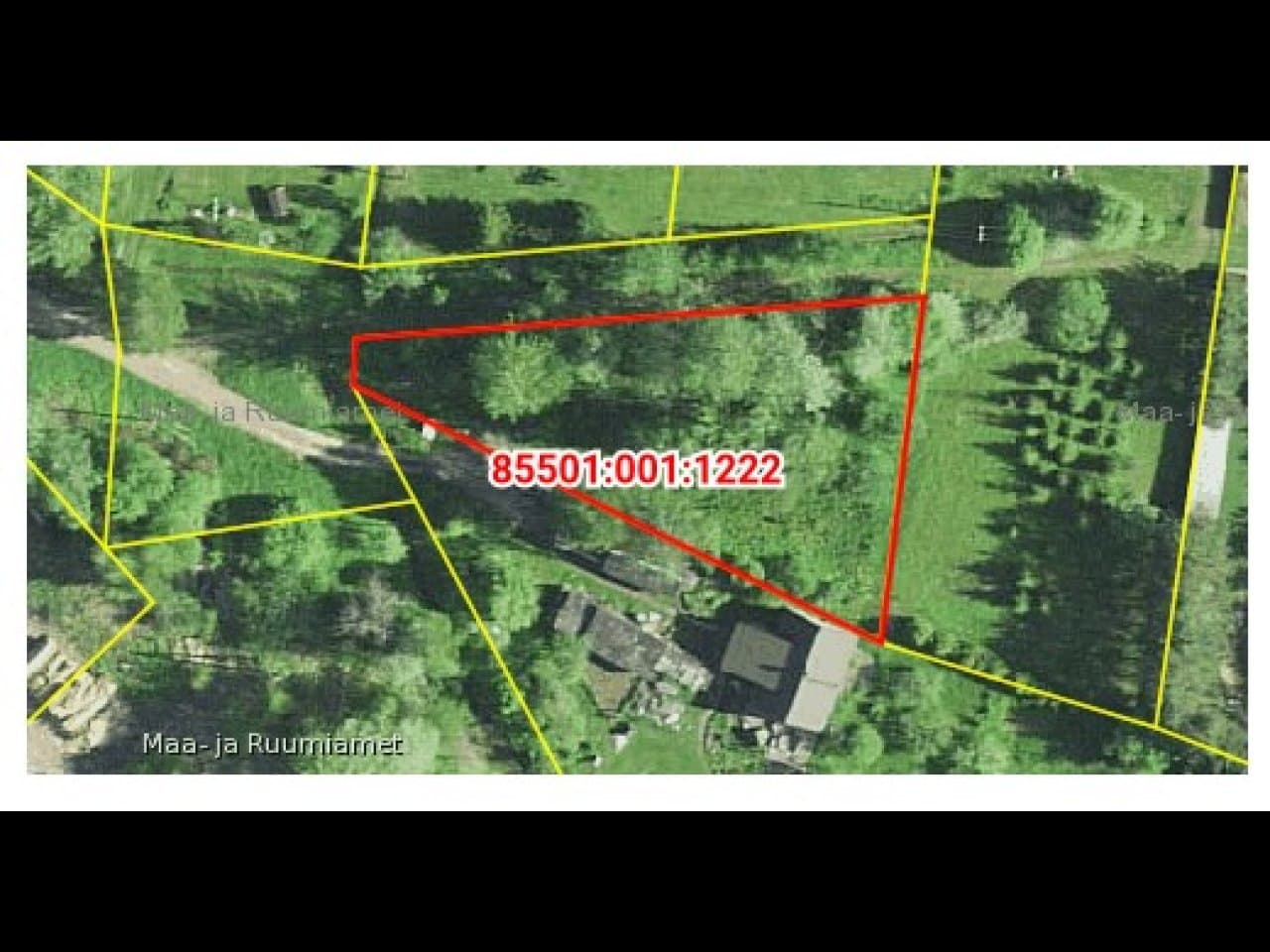 Kinnistu asukohaga Valga maakond, Valga vald, Tsirguliina alevik, Roosi tn 10b (kogupind 1290,0 m2).