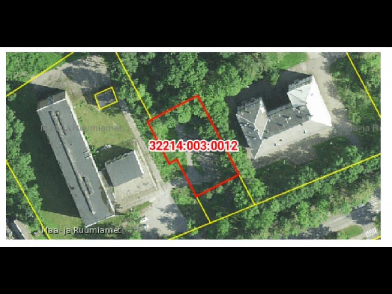 Kinnistu (elamumaa 100%) asukohaga Ida-Viru maakond, Kohtla-Järve linn, Järve linnaosa, Järveküla tee 37 (kogupind 1315 m2)